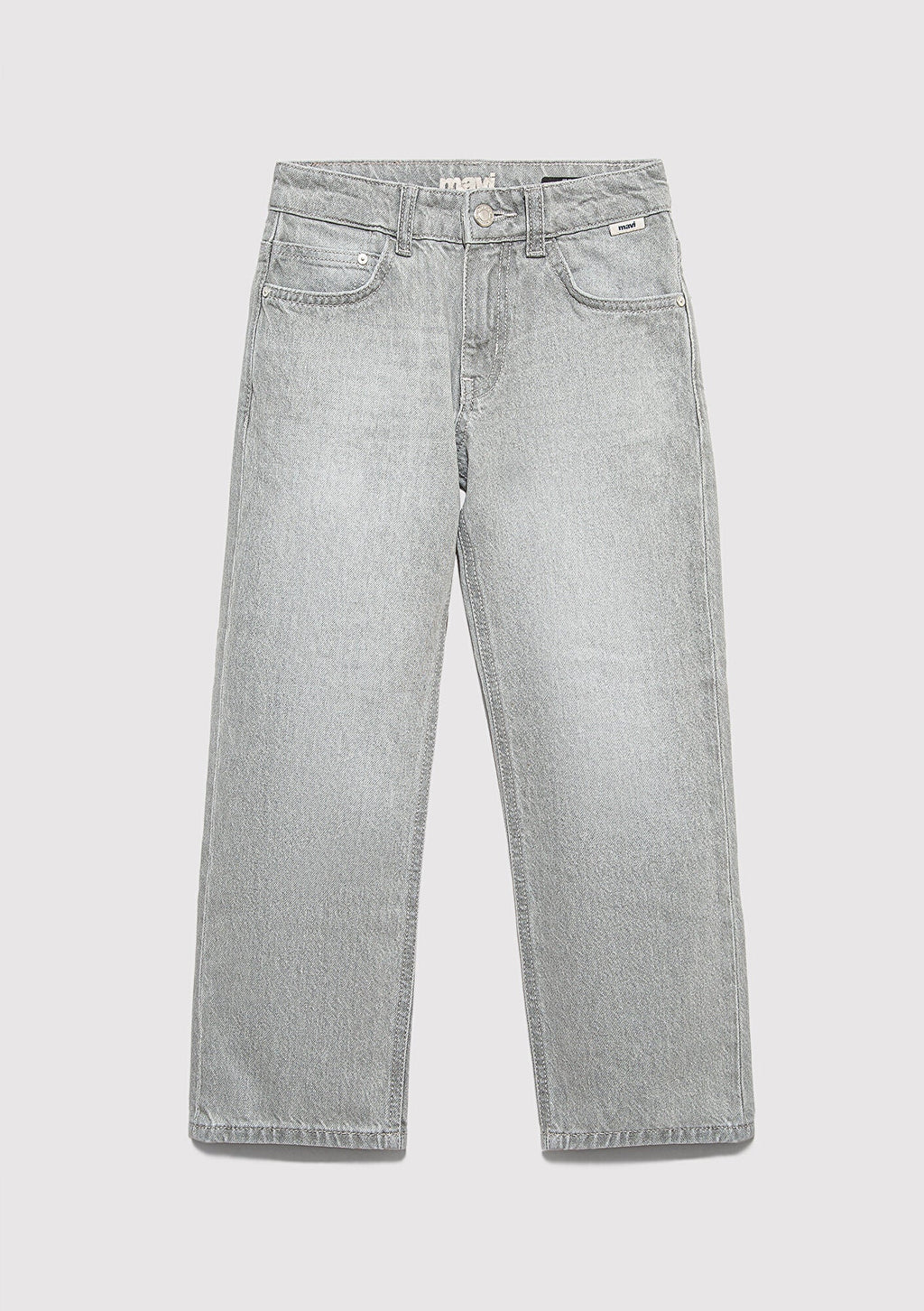 Grey Denim Jean Pants