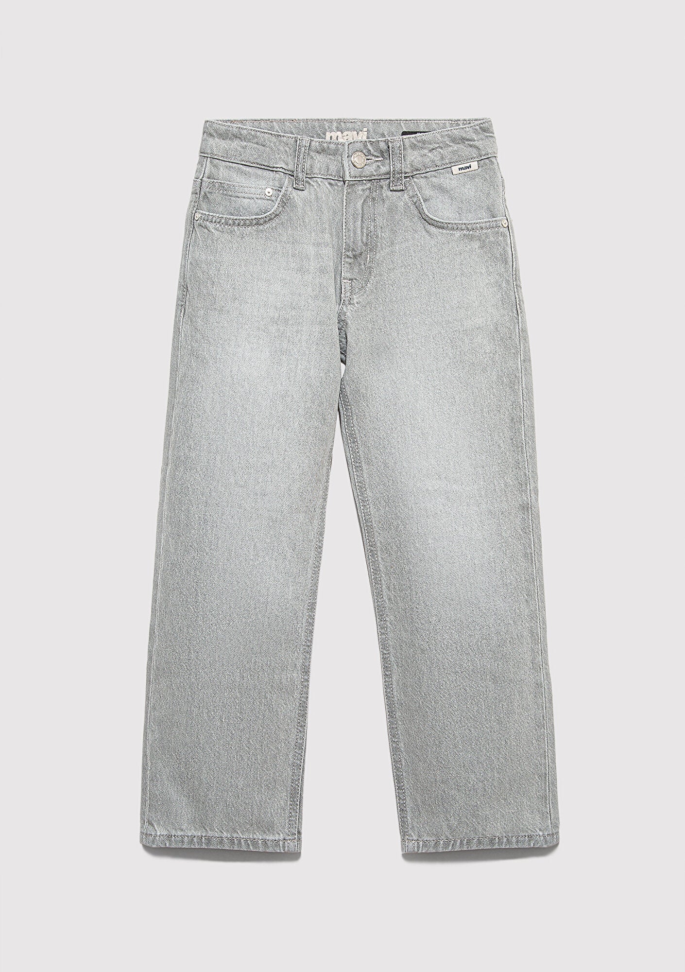 Grey Denim Jean Pants